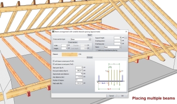Multiple beams/joists and posts/studs