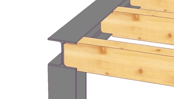 Joist joints with Steal Beams