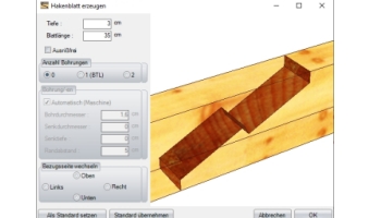 Hooked Scarf Joints for beam extensions